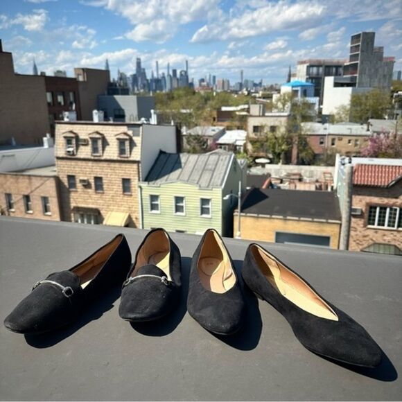 H&M Shoes - H&M black loafer + dress shoe flats bundle size 9.5​ classic minimalist casual